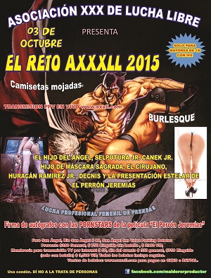 Lucha Libre AXXXLL 2015 Cartel (1)