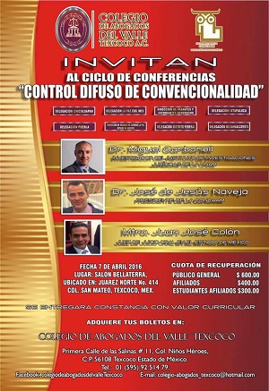 conferencia carbonell Texcoco