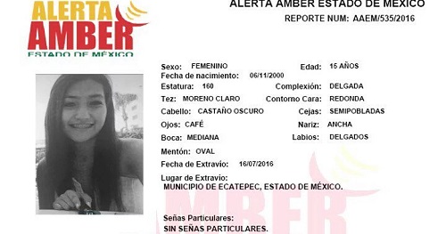 Alerta Amber Ecatepec