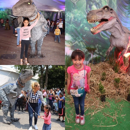 Mundo de Dinosaurios llega a la explanada de Chicoloapan para celebrar el  Día del Niño. | Radiografía Informativa