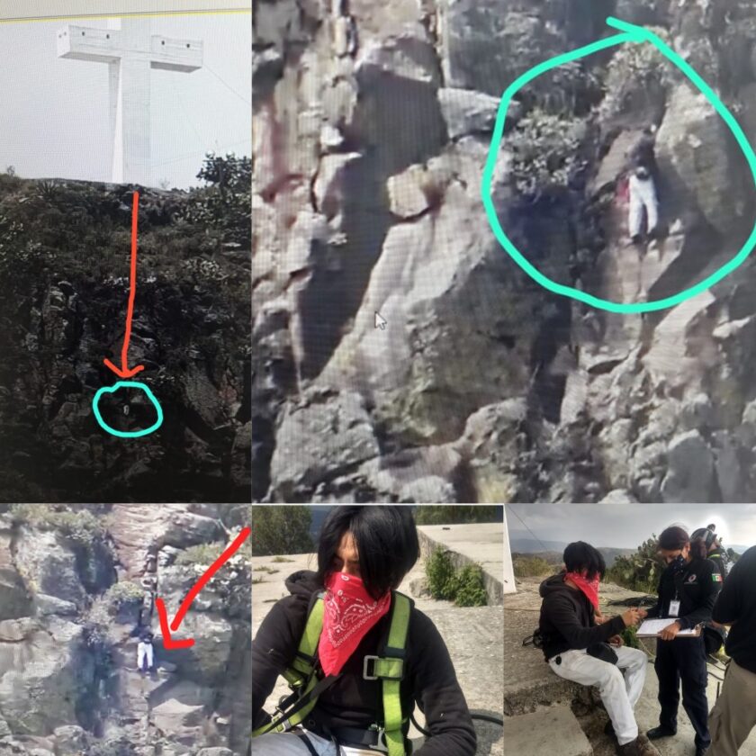 Por querer tomar foto cae en acantilado de Texcoco, logran rescatarlo con  vida. | Radiografía Informativa